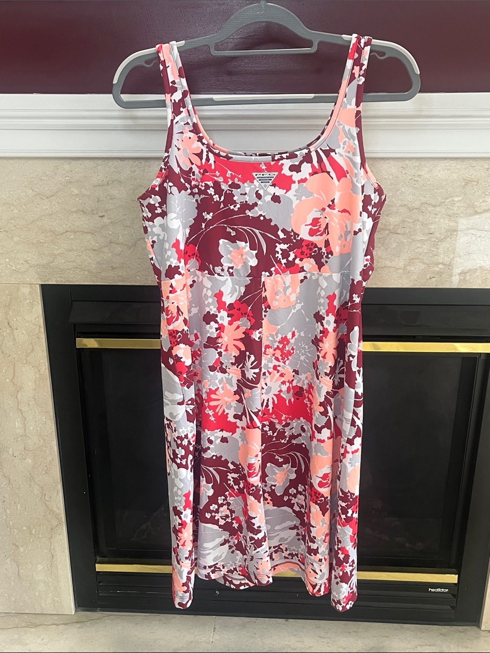Columbia Performance Fishing Gear (PFG) Floral Scoop Neck Tank Dress - Picture 6 of 11